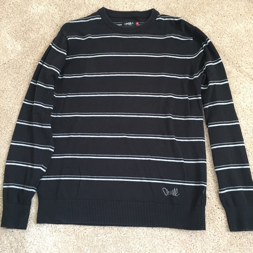 O’Neill Black Striped Sweater